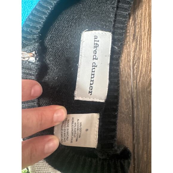 Alfred Dunner Women’s Small Colorblock Cardigan Sweater Embroidered - Picture 4 of 7